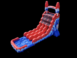 IMG 5889 1746056566 22’ Dual Lane Red, White, & Cool Water Slide