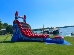 IMG 5205 1748649716 22’ Dual Lane Red, White, & Cool Water Slide
