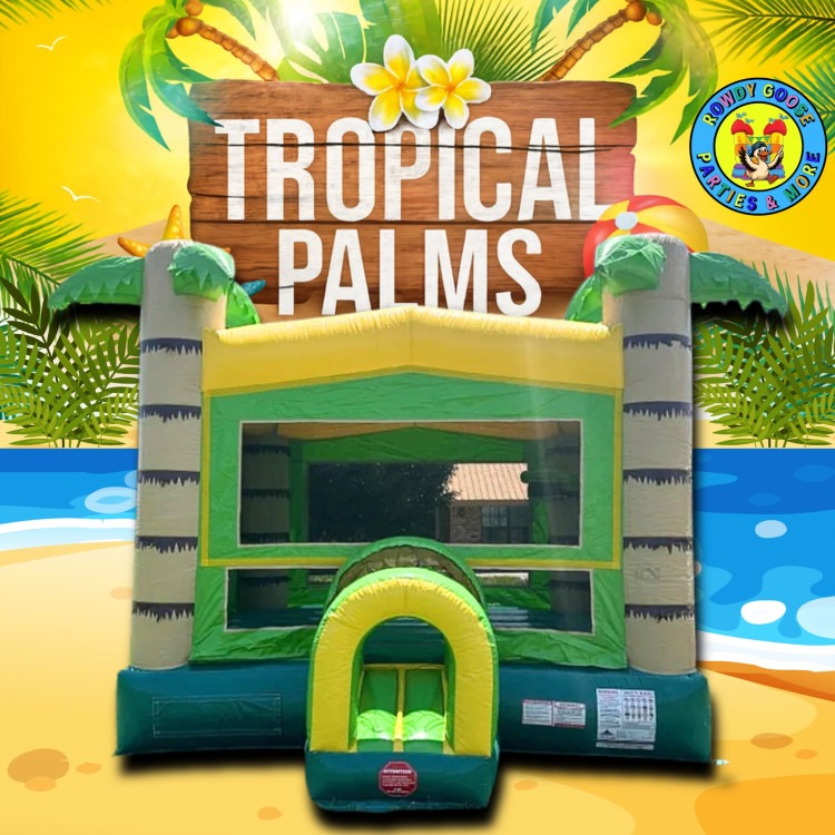 Tropical Palms Bounce House