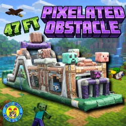 47’ Pixelated Obstacle Course